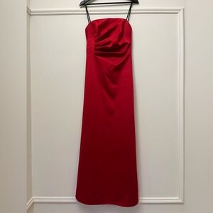 A.B.S. By Allen Schwartz Strapless Red Dress